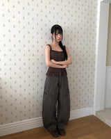 ツカミ バルーンワイドパンツ