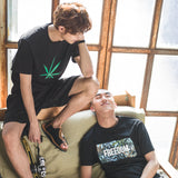 M17102 M. Tシャツ. ビッグウィード ブラック