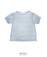 パフウィンクルシースルーショートスリーブTシャツ 4C