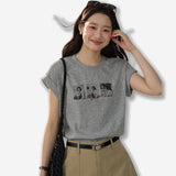 ムービーポスタープリント ショートスリーブTシャツ