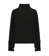 Mock Neck Tee / Black