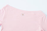 Star unbalance top pink