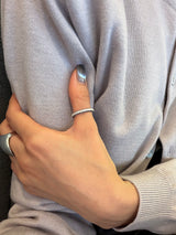 [925silver] Black berry ring