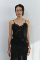 Rhombus line necklace