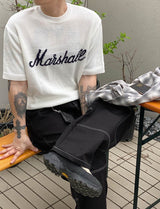 No.0740 M レタリングハーフニット (3color)