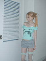 rope y2k top(2 color)