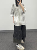 ステイン パネル Tシャツ