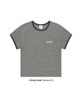 BASIC LOGO STRIPE RINGER TEE