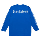 BBD スケッチロゴロングTシャツ (ブルー)