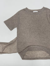 モノ ラップ シースルー ショートスリーブTシャツ