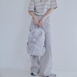 hole string po backpack (light grey)
