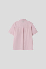 ロハ ストライプド ハーフ シャツ