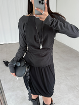 nube string shirring top (3color)