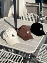 LMN Ever LA Embroidery Corduroy Ball Cap (6 colors)
