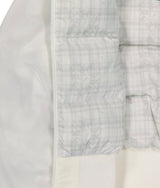 Reversible Check Padded Jacket / Ivory