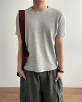 Core Cropped Waffle Short Sleeve T
