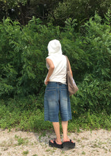 EYELET LINE HOOD VEST