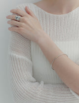 26SS★ [Premium Plating] H Edition AB(W) Single Slip Bangle