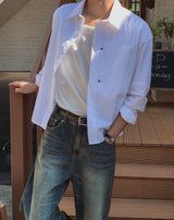 ロフォーム リベット クロップ ロングスリーブ シャツ