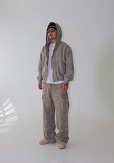 [UNISEX] Vintage Washing Hooded Jumper