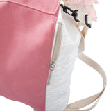 Grandma's Apron String Bag White Pink