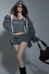 LEOPARD HOOD
