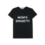 マムズスパゲッティエディットTシャツ ( ブラック )