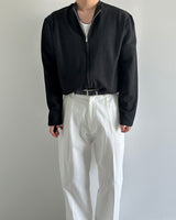 summer zip-up knit