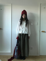[MD's Pick] Nooa Cotton Pintuck Long Skirt (3color)