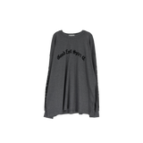waffle lettering long sleeve