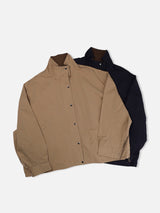 Sand color blocking jacket (2c)