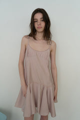 Nina slip dress_pink beige