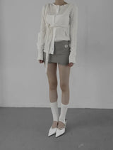 Le Can Lace Crop Cardigan