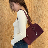 イェル スクエアバッグ (burgundy)