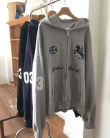 スティーブ ホース フーデッド ジップアップ
