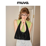 muva. ベルベット ライスボール ショルダーバッグ