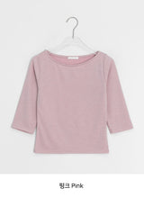 Chiri Boatneck Three Quarter Tee