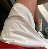 Liu Washing Cotton Banding Shorts