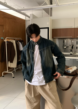 Wayne Biker China Denim Jacket