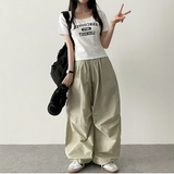 ローブレタリングスクエアネックショートスリーブTシャツ