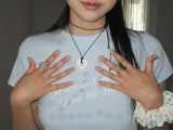 [HEART] ロピーネックレス (Ivory)