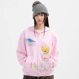 Twister Yamikawa Hoodie Zip-up - Pink