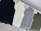 ウールアンゴラ ノースリーブ タートルネック Tシャツ