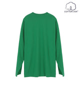 LMN USA コットンスリットオーバーサイズフィットロングスリーブTシャツ(12 colors)