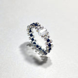 Kichikichiyaya Black Crystal Ring