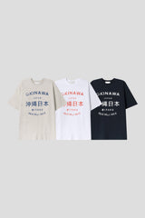 Okinawa ヴィンテージグラフィック半袖Tシャツ
