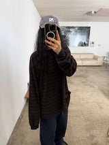 washing stripe T