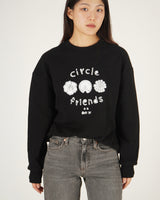 サークルフレンズスウェット - Black(UNISEX)