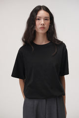ボクシーラウンドTシャツ (ホワイト)