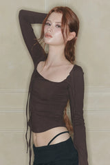 ORCHID TOP brown